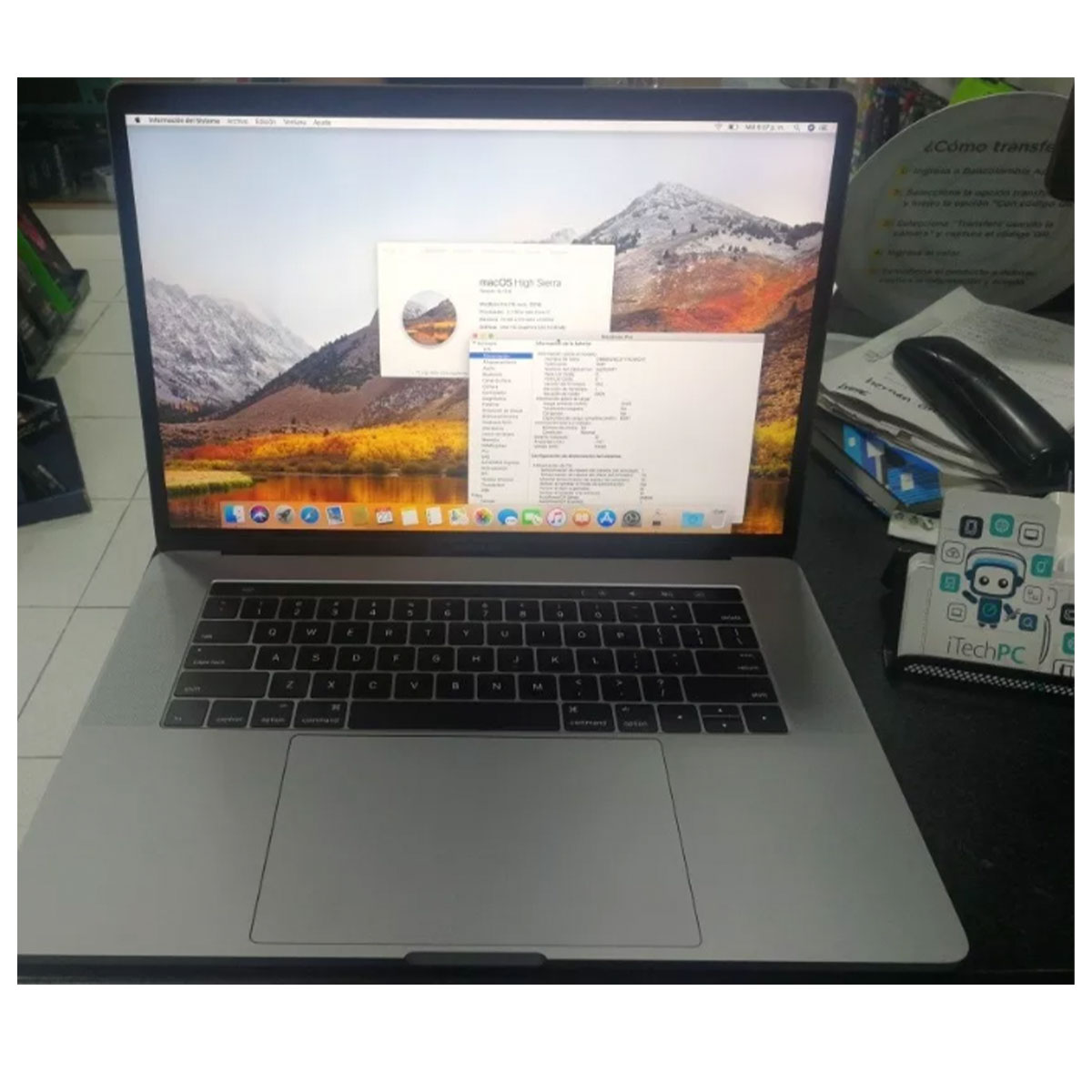 Macbook Pro 15 Core i7 16gb 512 ssd